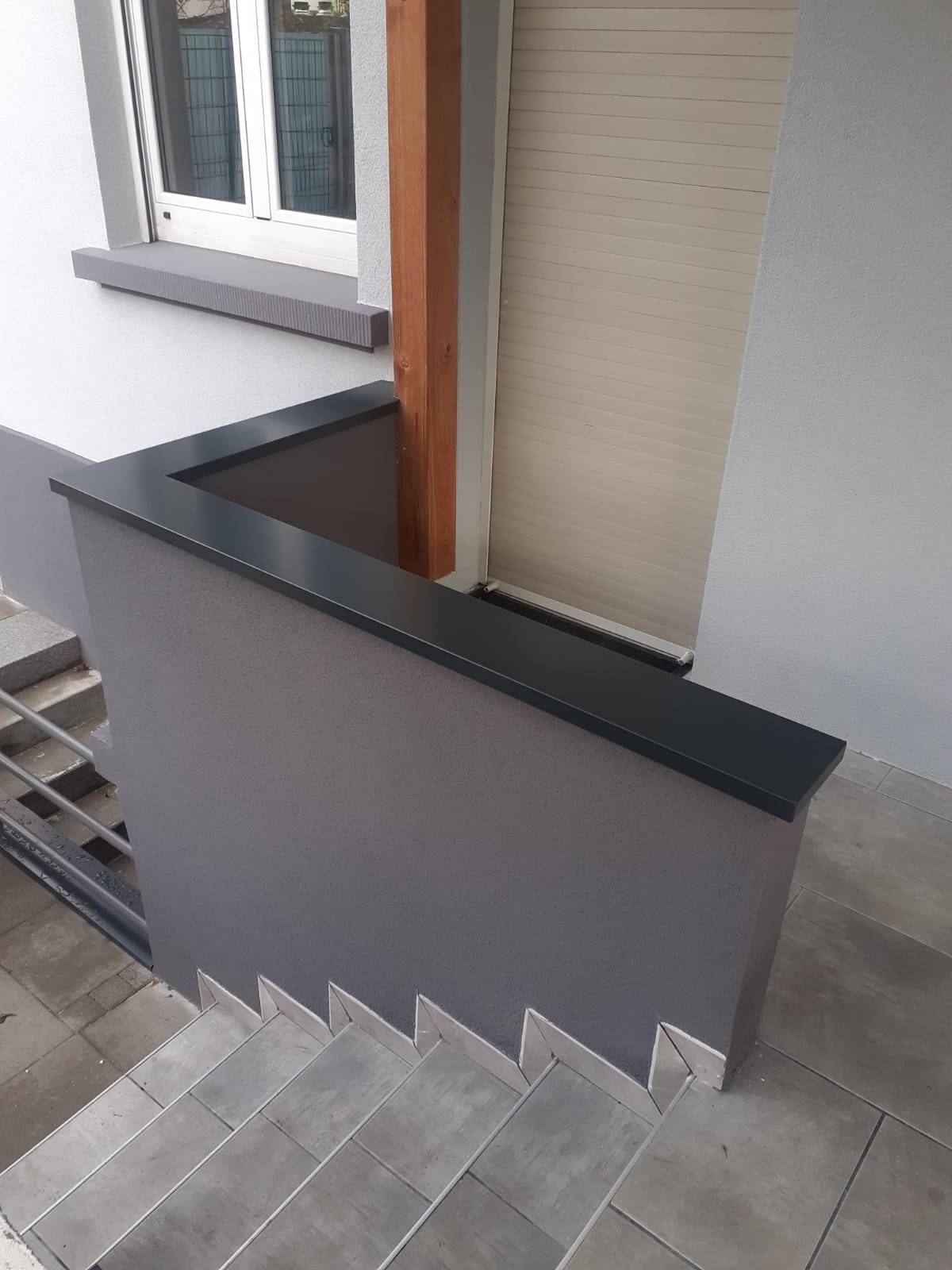 Habillage en tôle thermolaquée