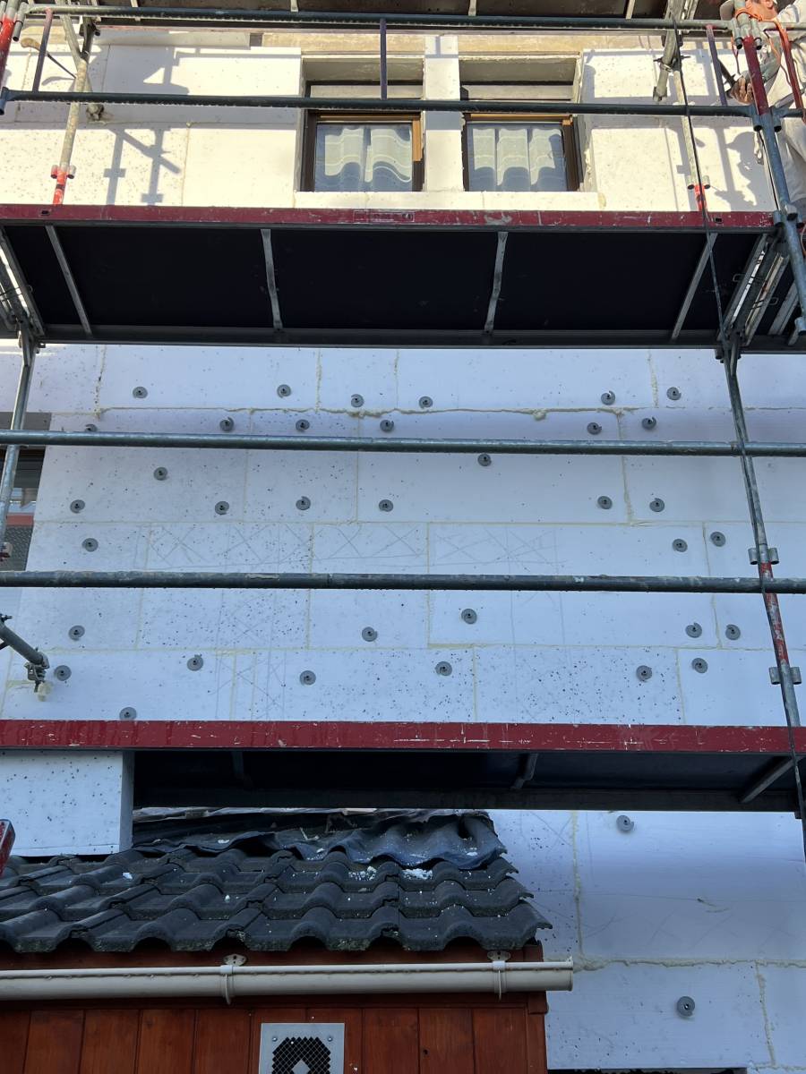 Isolation extérieur sur façade