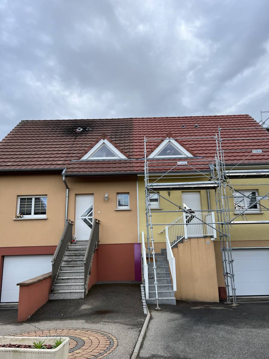 Nettoyage toiture par hydrofuge