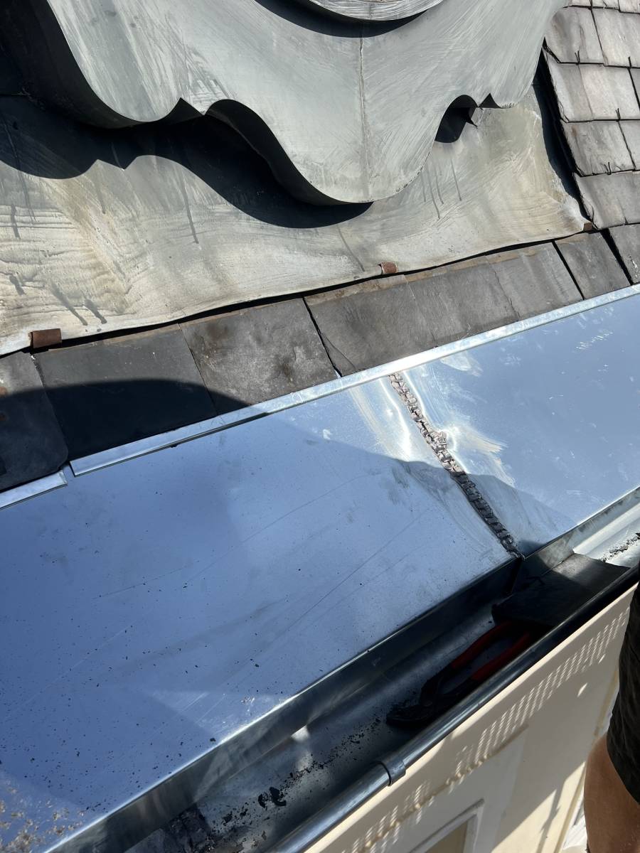 Remplacement de bavette zinguerie