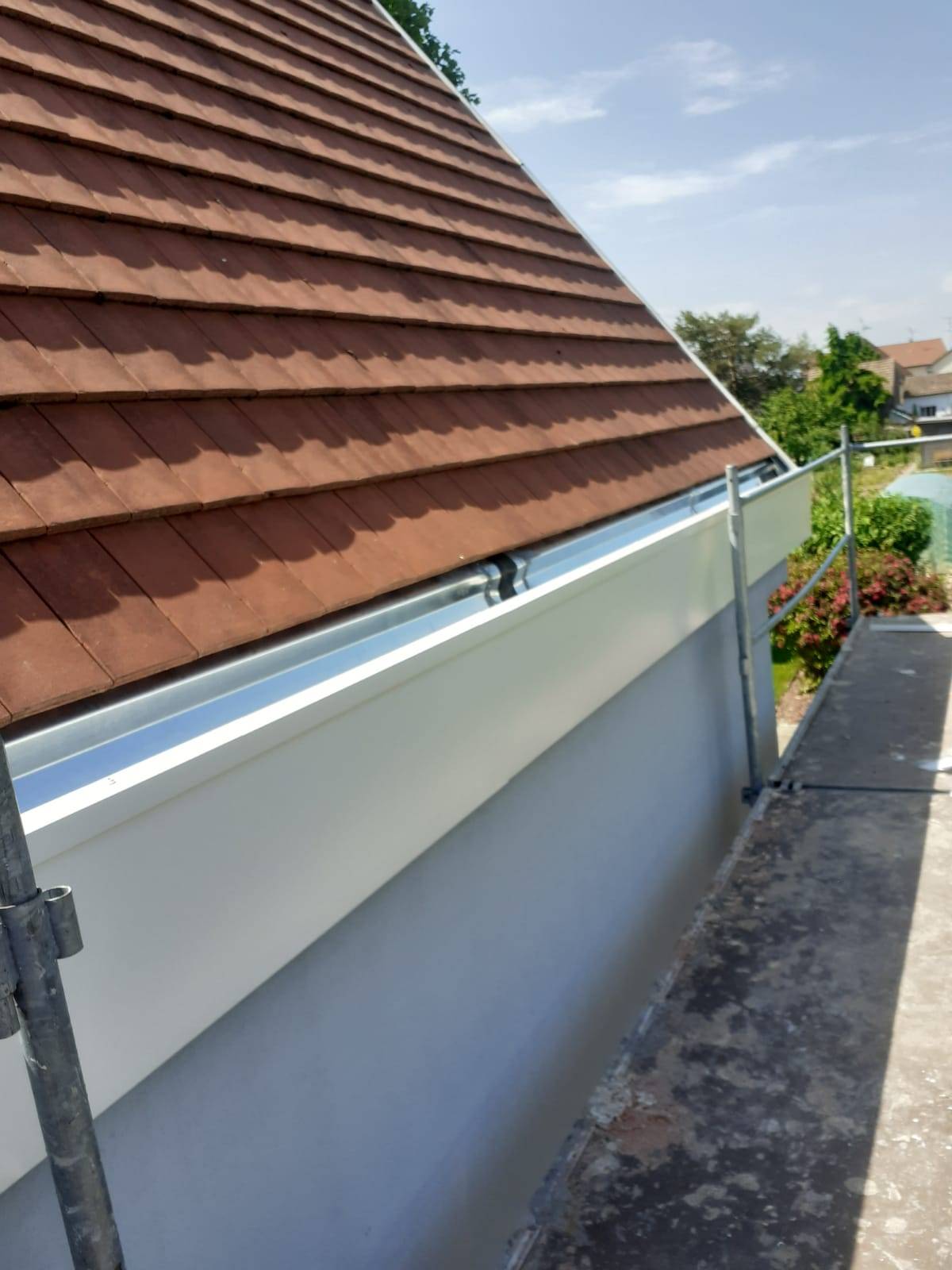 Remplacement chêneaux encastrés