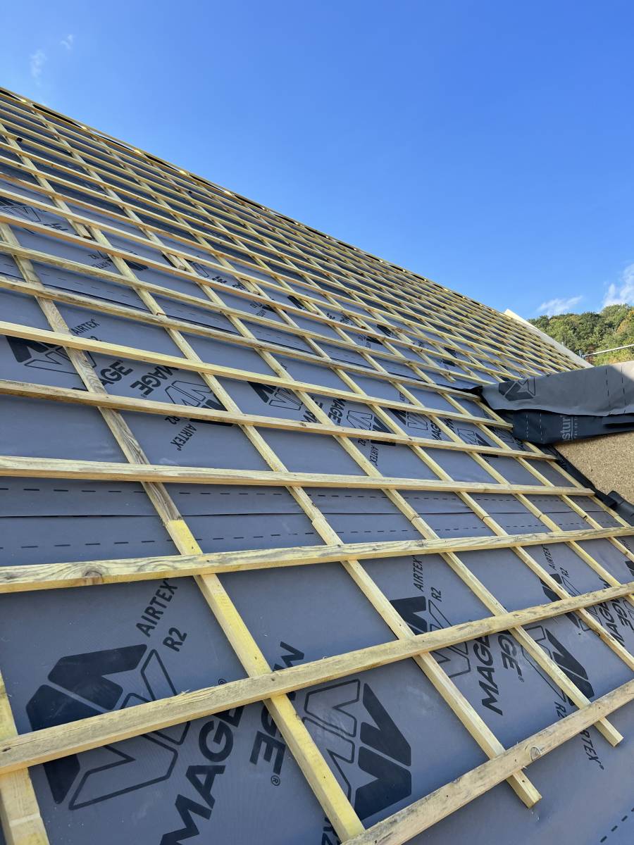 Remplacement de toiture avec un écran HPV