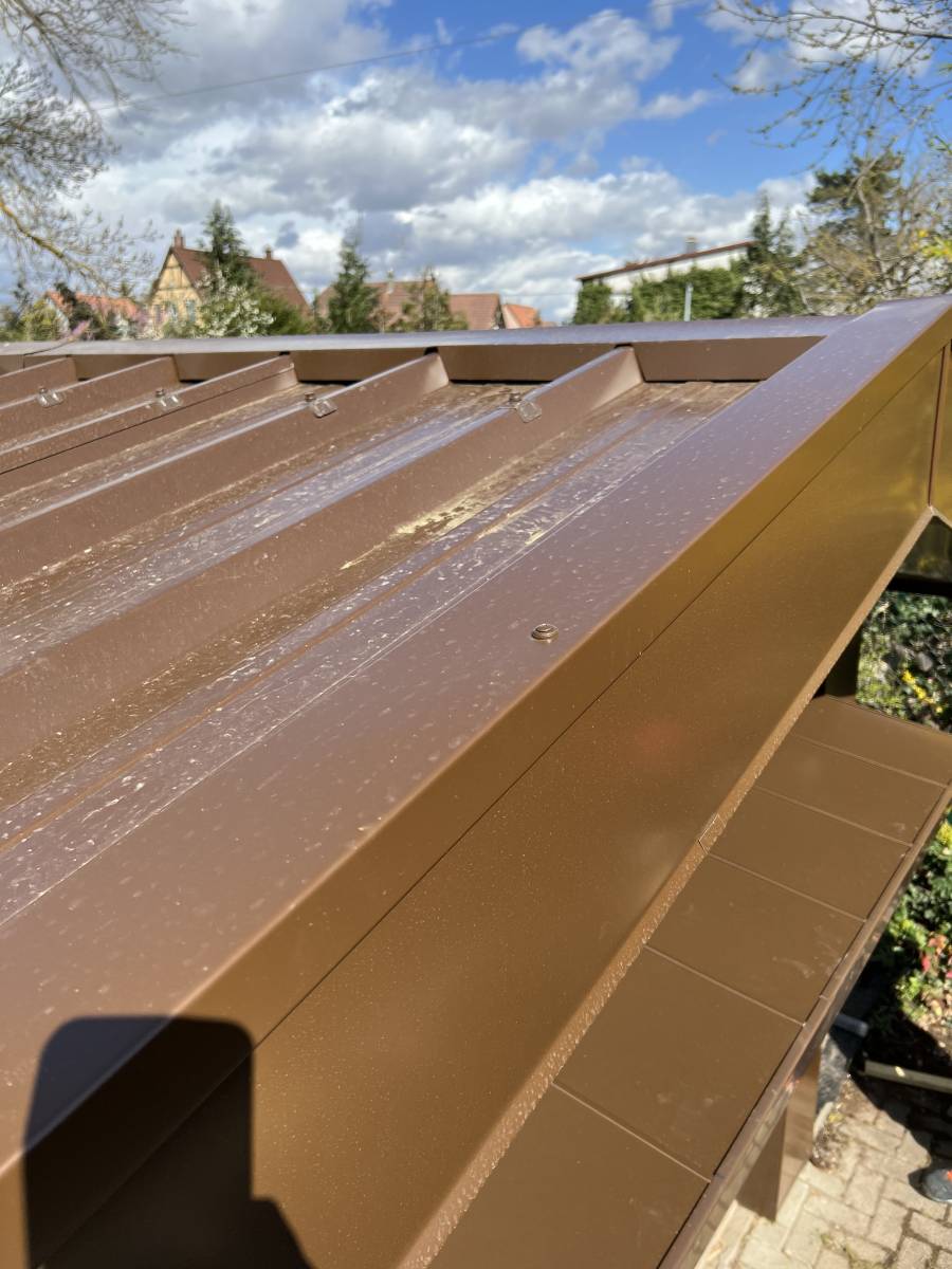 Toiture en bac acier